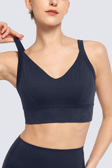 Anywhere™ V-neck Cross Thin Strap Yoga Bra| Women's Light Support Sports Bra