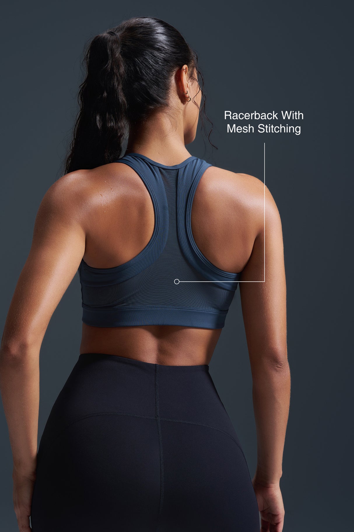 Enfold™ Zip Front Breathable Racerback High Impact Running Bra | Women's High Support Sports Bra