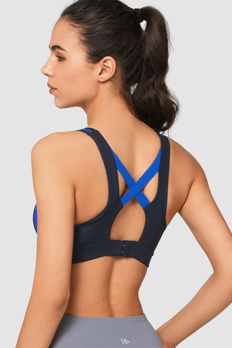 Sculpt™ Criss Cross Padded Gym Bra | Women's High Support Sports Bra