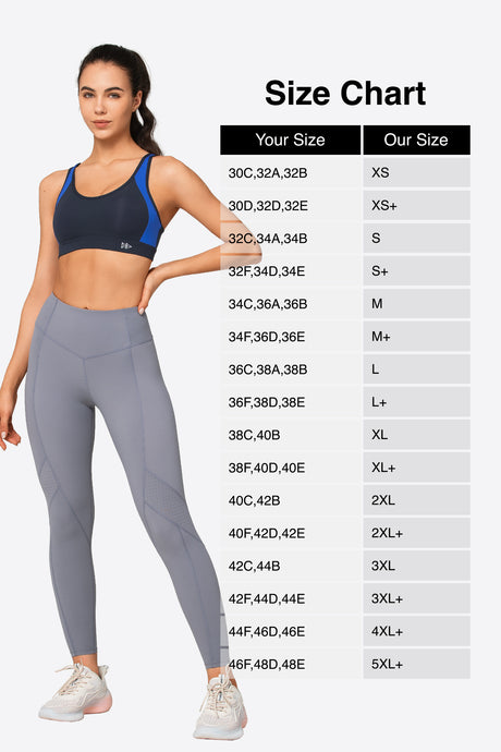 Sculpt™ Criss Cross Padded Gym Bra | Women's High Support Sports Bra