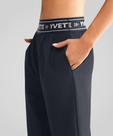 Pantalones anchos con estampado de letras Shift Urban de 27'' | Pantalones deportivos para mujer