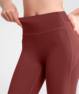 Echo löparleggings med hög midja och rumplyftande 66 cm | Damleggings med högt stöd