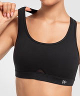 Shift Scoop Neckline Cut-Out Padded Yoga Bra | Women's Light Support Sports Bra