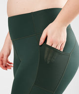 Leggings da corsa elasticizzati con tasche in rete e vita alta Power | Leggings da donna con supporto elevato