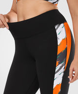 Echo Print Stretchy Running Leggings | Women's High Support Leggings