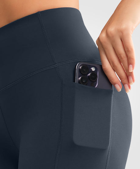 Shift löparshorts med hög midja, tighta, 7,5 cm | Sportbyxor med högt stöd för kvinnor