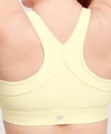 Echo Perforated Zip Front Padded Running Bra | Women's High Support Sports Bra