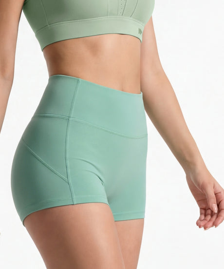 Shift High Rise Shorts With No Front Seam Design 2.5 Inches | Women's Yoga, Running & HIIT Shorts