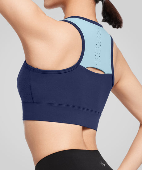 Reggiseno sportivo ad alto sostegno Power Color Block Airholes Panel | Reggiseno sportivo ad alto sostegno da donna