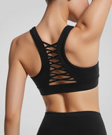 Anywhere Strappy U-ringad yoga-bh med korsad rygg | Sport-bh med lätt stöd för kvinnor