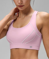 Sculpt Racerback Mesh Hook-Back Sports Bra | Women's High Support Sports Bra