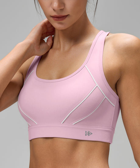 Sculpt Racerback Mesh Hook-Back Sports Bra | Women's High Support Sports Bra