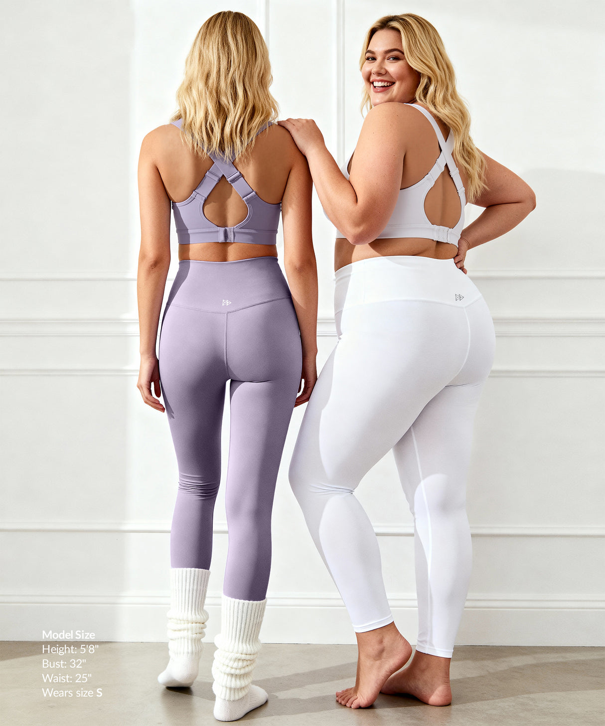 Echo löparleggings med hög midja 67 cm | Damleggings med högt stöd