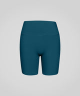 Shift stretchiga mjuka shorts med dubbla sömmar 20 cm | Löparshorts med högt stöd för kvinnor