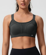 Power Adjustable Criss Cross Padded Running Bra | Women's High Support Sports Bra