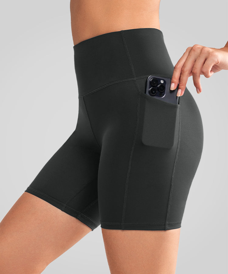 Pantaloncini da corsa aderenti a vita alta Shift 6'' | Pantaloncini sportivi ad alto supporto da donna