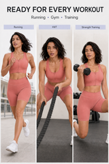 Power™ Cross Racerback Running Bra | Women's High Support Sports Bra