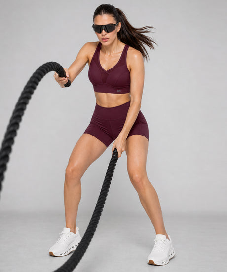 Sport-BH mit verstellbarem Mesh-Einsatz im Petal-Stil | Sport-BH für Damen mit mittlerem Halt