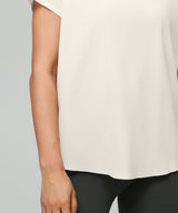 Anywhere Back Mesh Solid Color Comfortable T-shirt