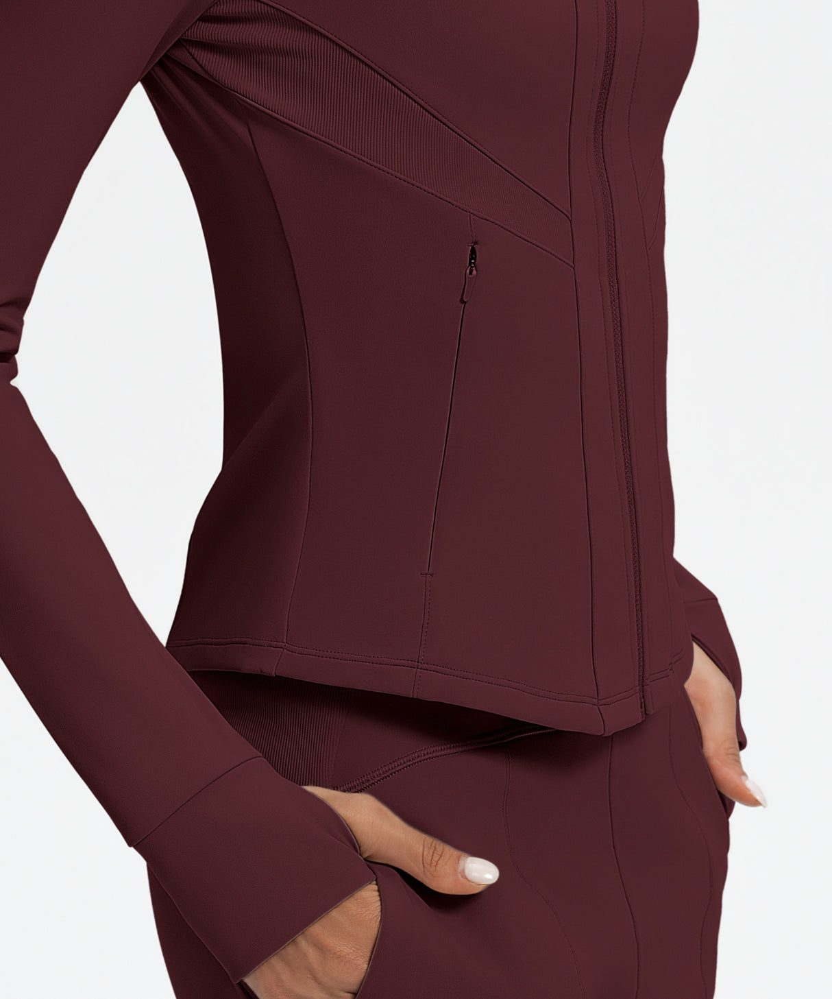 Shift Uppgraderad Fleece Stretch Full-Zip Vattentålig Jacka | Sportjacka för Dam