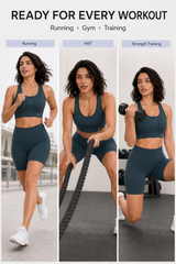 Reggiseno da corsa Power Cross Racerback | Reggiseno sportivo ad alto sostegno da donna