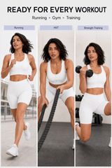 Reggiseno da corsa Power Cross Racerback | Reggiseno sportivo ad alto sostegno da donna