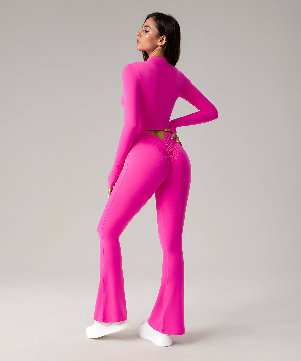 Giacche sportive elasticizzate slim fit con cerniera completa | Giacche leggere da donna