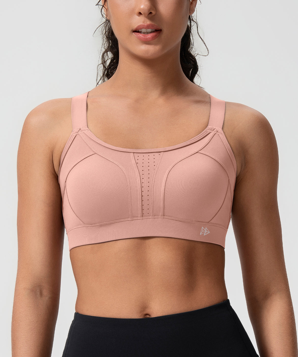 Power Adjustable Crisscross Padded Running Bra | Women's High Support Sports Bra