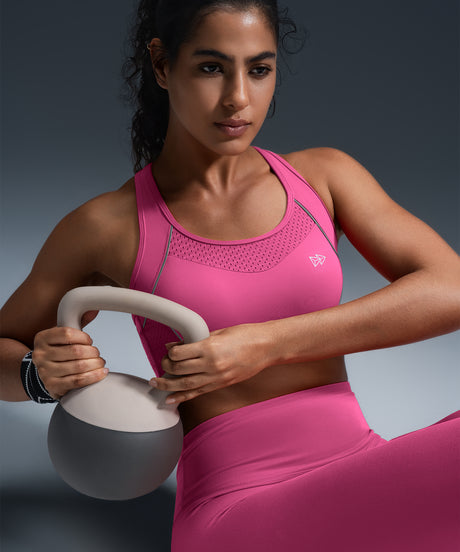 Reggiseno da corsa imbottito Sculpt Racerback Line | Reggiseno sportivo ad alto sostegno da donna