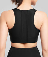 Atmungsaktiver Power Waffle Mesh-Lauf-BH | Sport-BH mit starkem Halt für Damen
