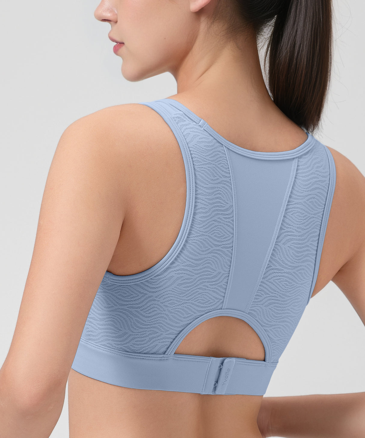Power Racerback Breathable Lace Mesh Bra | Women's High Support Sports Bra