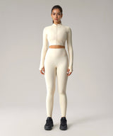 Full Zip Up Slim Fit Stretchy Workout Athletic Jackets | Women's Light Support Jackets