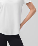 Anywhere V-Neck Lightweight Short Sleeve Tee| Women's Short Sleeve T-shirt