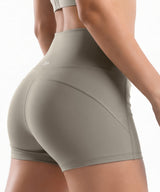 Shift High Rise Shorts With No Front Seam Design 2.5 Inches | Women's Yoga, Running & HIIT Shorts