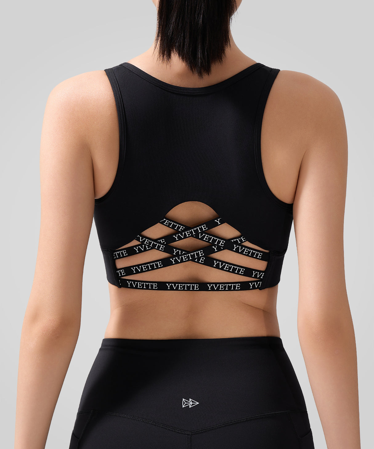 Power Fashion Racerback Cross Cut-out Sport-BH | Damen-Sport-BH mit starkem Halt