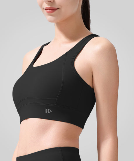 Echo Natural Shine Sporty Open-back Running Bra | Women's High Support Sports Bra