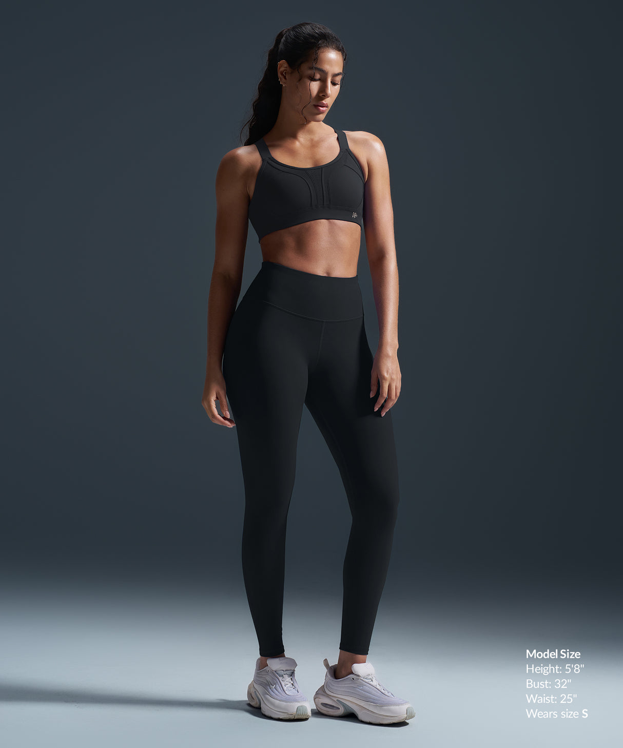 Reggiseno da corsa imbottito con incrocio regolabile Power | Reggiseno sportivo ad alto sostegno da donna