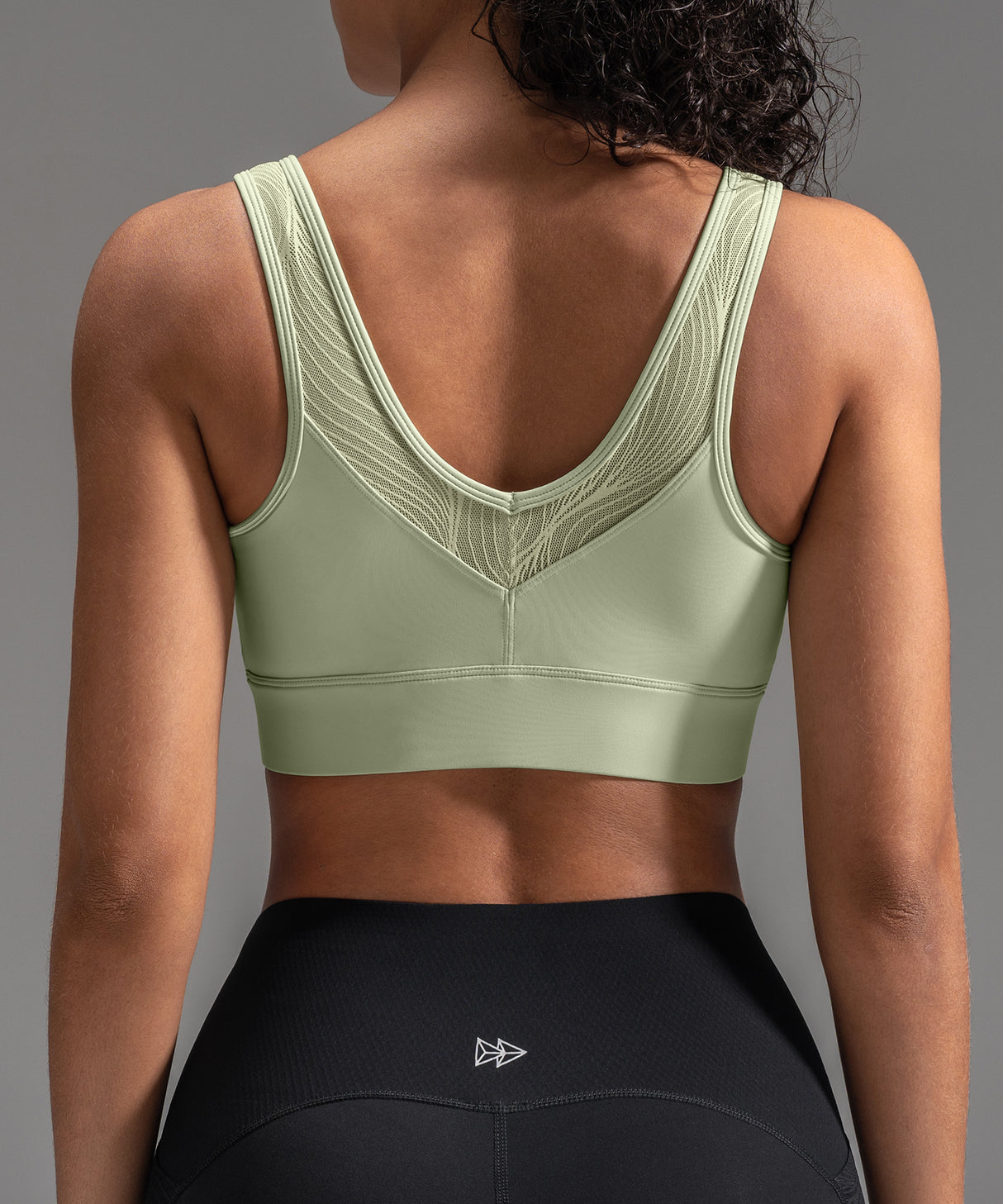 Power Mesh Sweetheart Neck Back Sport-BH | Damen-Sport-BH mit starkem Halt