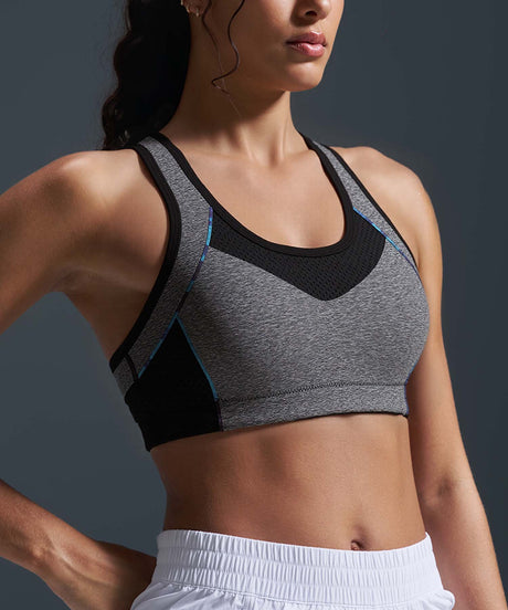 Sujetador para correr con relleno Sculpt Racerback Line | Sujetador deportivo de alta sujeción para mujer