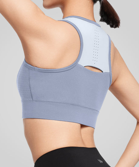 Reggiseno sportivo ad alto sostegno Power Color Block Airholes Panel | Reggiseno sportivo ad alto sostegno da donna