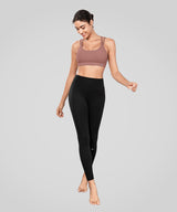 Echo Long Double Cross Straps Padded Yoga Bra | Women's Light Support Sports Bra