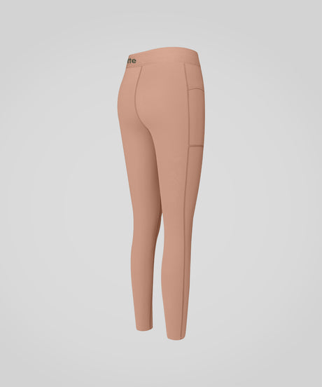 Leggings da corsa foderati con tasche con logo Power a vita alta, 24'' | Leggings da donna con supporto elevato