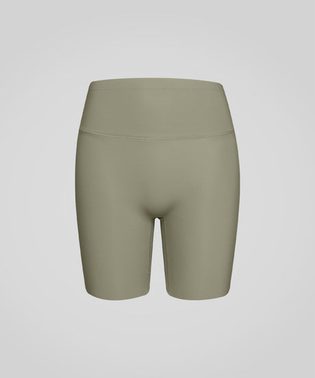 Pantaloncini elasticizzati e morbidi Shift con doppia cucitura, 8" | Pantaloncini da corsa ad alto supporto da donna