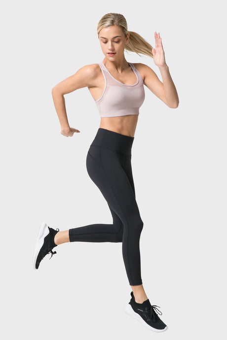 Shift Racerback Mesh Vadderad Löpar-BH | Sport-BH med Högt Stöd för Damer