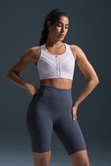 Enfold™ Zip-Front Breathable Racerback High-Support Bra for Larger Busts | Women's High Support Sports Bra