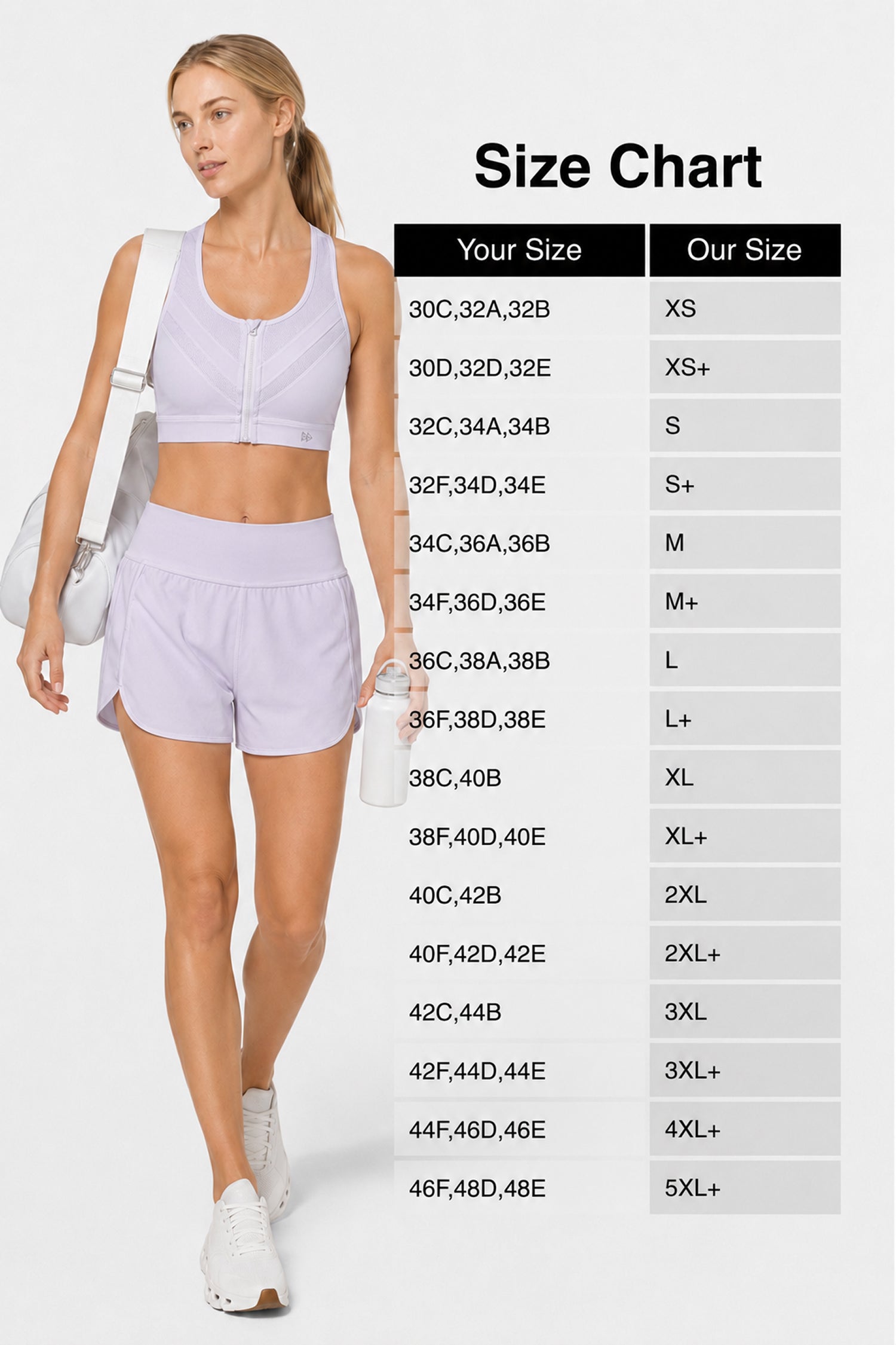 Enfold™ Zip-Front Breathable Racerback High-Support Bra for Larger Busts | Women's High Support Sports Bra