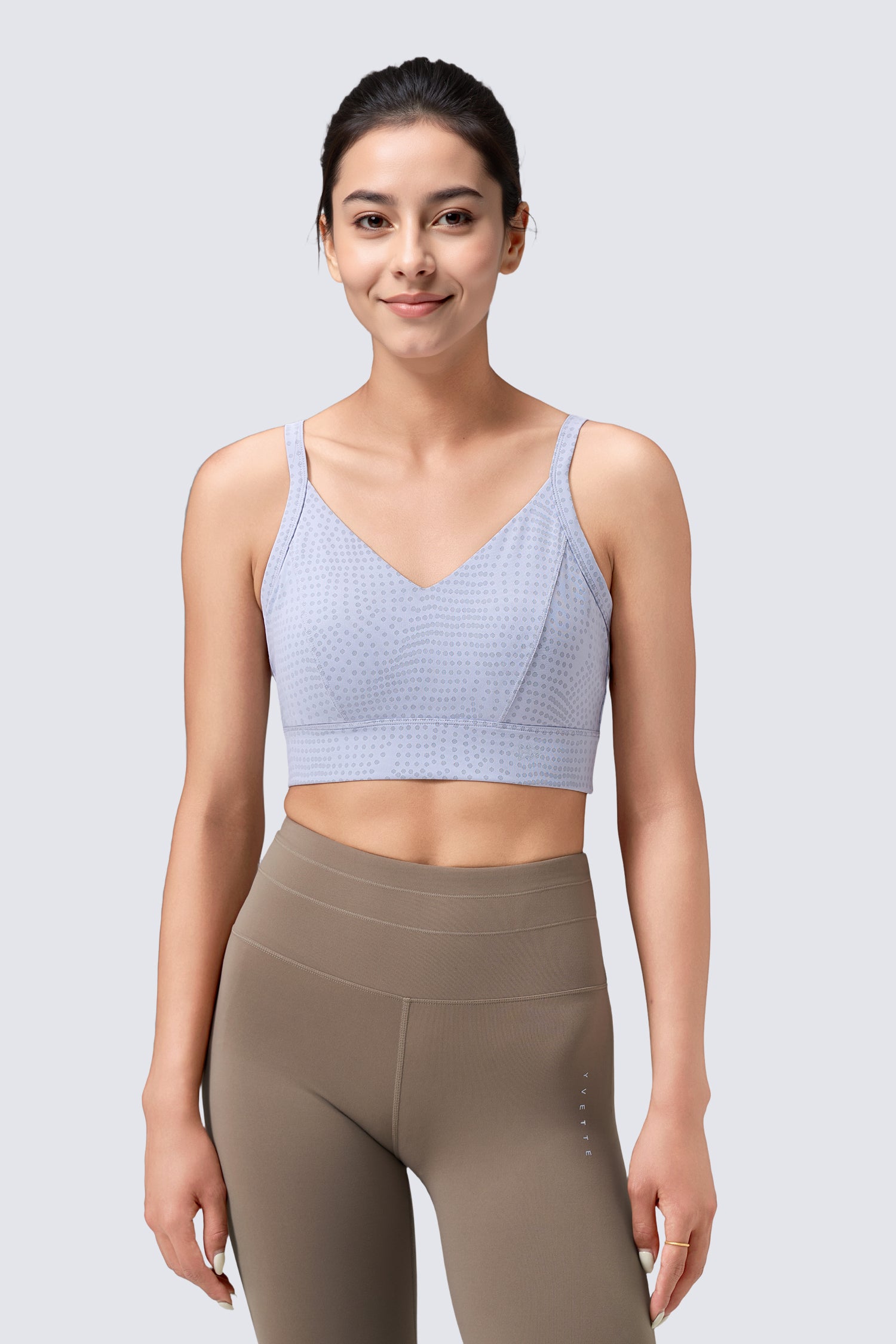Anywhere™ V-neck Cross Thin Strap Yoga Bra| Women's Light Support Sports Bra