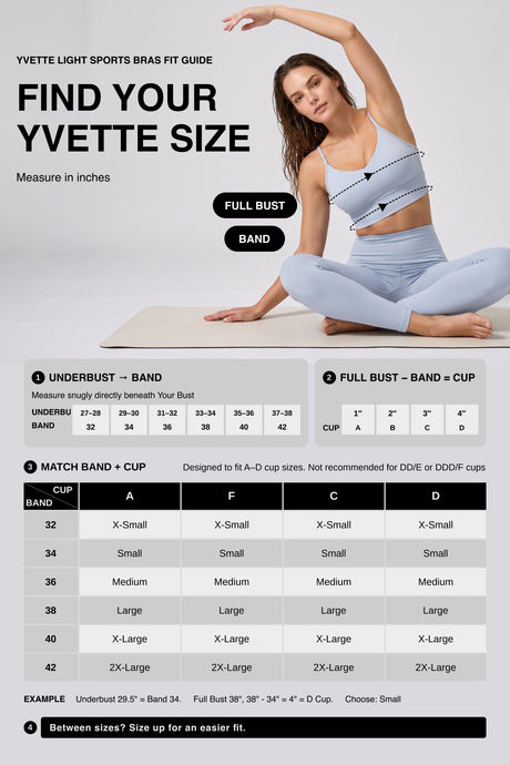 Echo™ V-Neck Ribbed Padded Yoga Bra | Women's Light Support Sports Bra - image 4