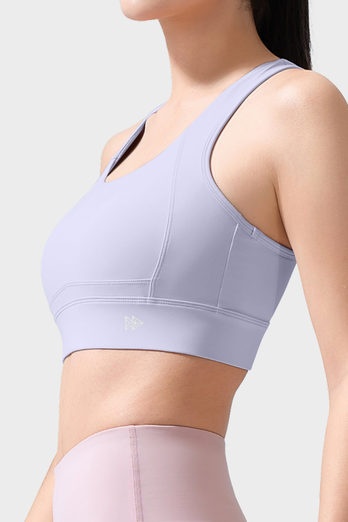 Echo Natural Shine Sporty Löpar-BH med Öppen Rygg | Sport-BH med Högt Stöd för Damer
