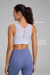Power™ Cutout Racerback Zip Front Running Bra | Women's High Support Sports Bra